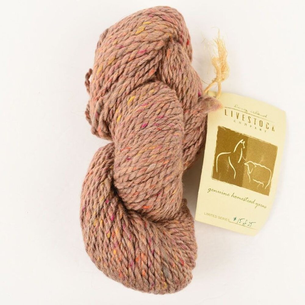 Long Island Livestock Co. Yarn Worsted Weight Alpaca Merino Silk Autumn Sky